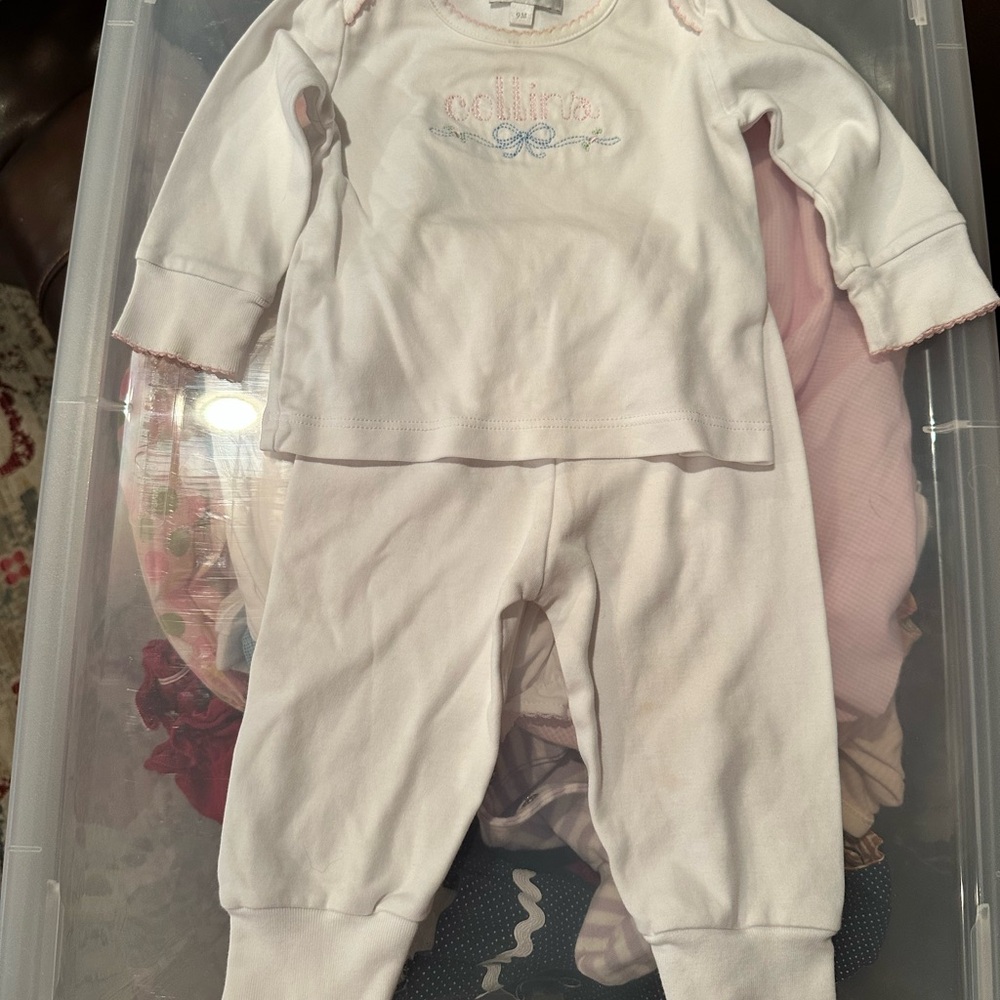 White Kids Matching Set